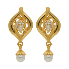 Deangelo Bloom Drop Gold Earrings